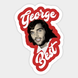 George Best Tribute Sticker